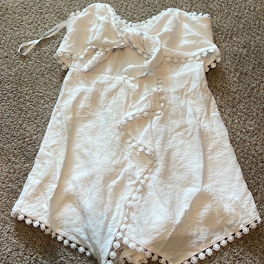 Cute white romper